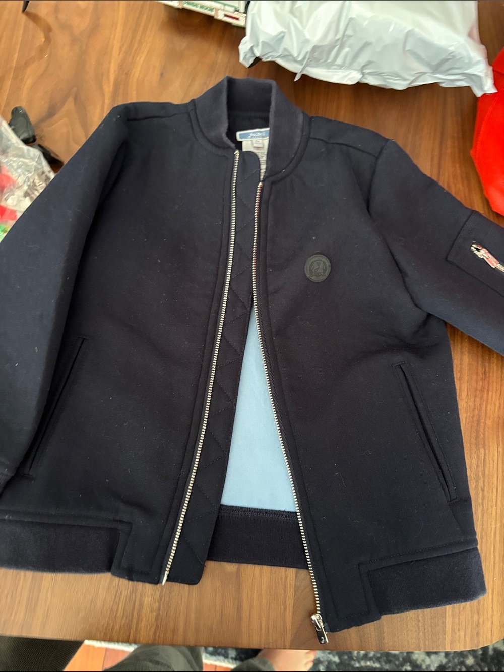 Jacadi Navy Blue Bomber Jacket for Kids
